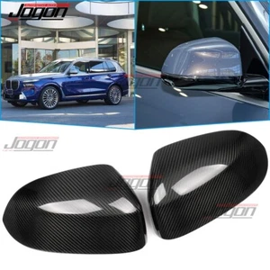 Exterior Side Mirror Cover Trim For BMW X5 X7 G05 G07 M60i 2019-2025 Real Carbon - Bild 1 von 11