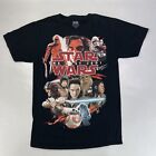 Star Wars The Last Jedi Graphic Characters Black T-Shirt Jerry Leigh Men's S