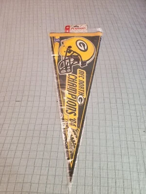 Banderín de fieltro de fútbol americano de la NFL campeón norte de los Green Bay Packers 2004  Foto 1 de 4