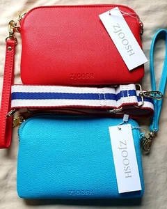 2 Brand New Zjoosh Women’s Crossbody Bags with Removable Strap - Picture 1 of 3