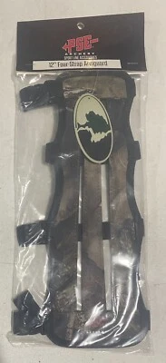 PSE 12"  Arm Guard Adjustable 4 Straps for Archery Bow Mossy Oak Traditional - Image 1 of 2