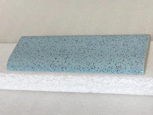 Vintage Stylon Keramikfliese Stardust Blue 2" x 6" Oberfläche Bullnose Glanz - Bild 1 von 12