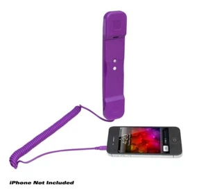 Pyle Łatwa w użyciu słuchawka do telefonów iPhone, iPad, iPod i Android - fioletowa - Zdjęcie 1 z 6
