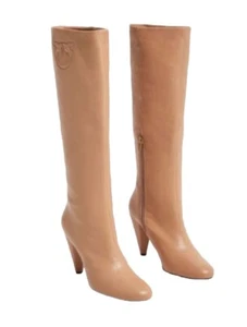 PINKO Stiefel Kapern Logo Beige Sand Frau Gr. 38 - Bild 1 von 4