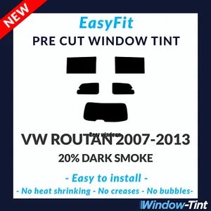 Fácil de Colocar Estática Precortado Ventana Tinte Para VW Routan 2007-2013 - - Imagen 1 de 3