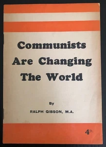 Communists Are Changing The World  1946 pamphlet in VGC! - Imagen 1 de 4