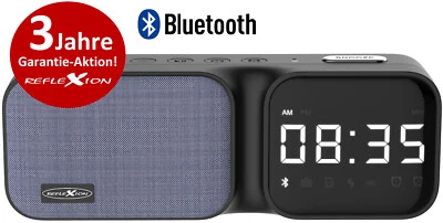 Reflexion CLR24BT Uhrenradio mit Uhrzeit/Datum Bluetooth, Radio,Micro-SD, AUX-IN - Bild 1 von 4