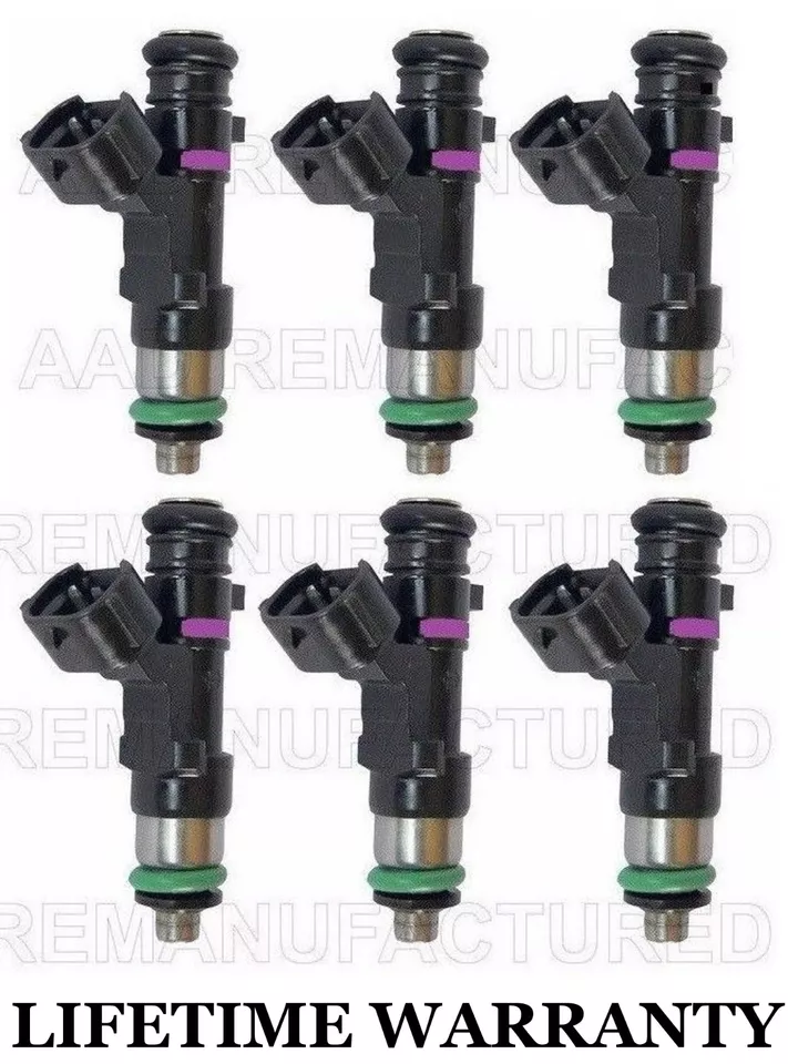 OEM Genuine Bosch 6X Fuel Injectors for Nissan Pathfinder Xterra Frontier 4.0L - Image 1 of 1