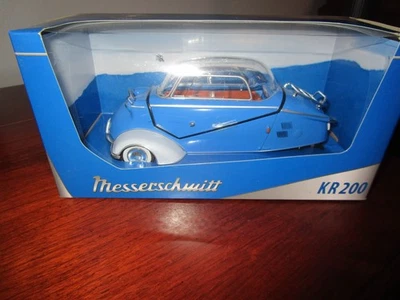 1/18 DIECAST MESSERSCHMITT KR200 BUBBLE TOP--NEW IN BOX--BLUE - Image 1 of 4