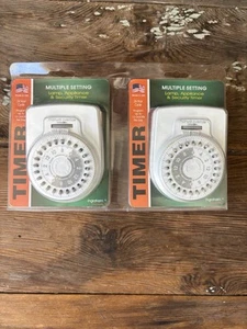 NOS - VINTAGE Ingraham TIMEMASTER Multiple Program 24 hr Auto Timer Made In USA - Bild 1 von 6
