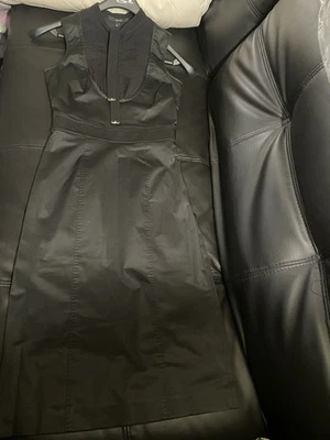 Vestido de algodão vintage GUCCI 38/2 preto  - Imagem 1 de 4