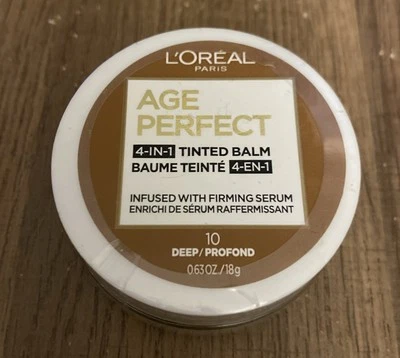 L'Oreal Age Perfect 4-in-1 Tinted Balm Infused w/Firming Serum 0.63oz 10 Deep - Image 1 of 2