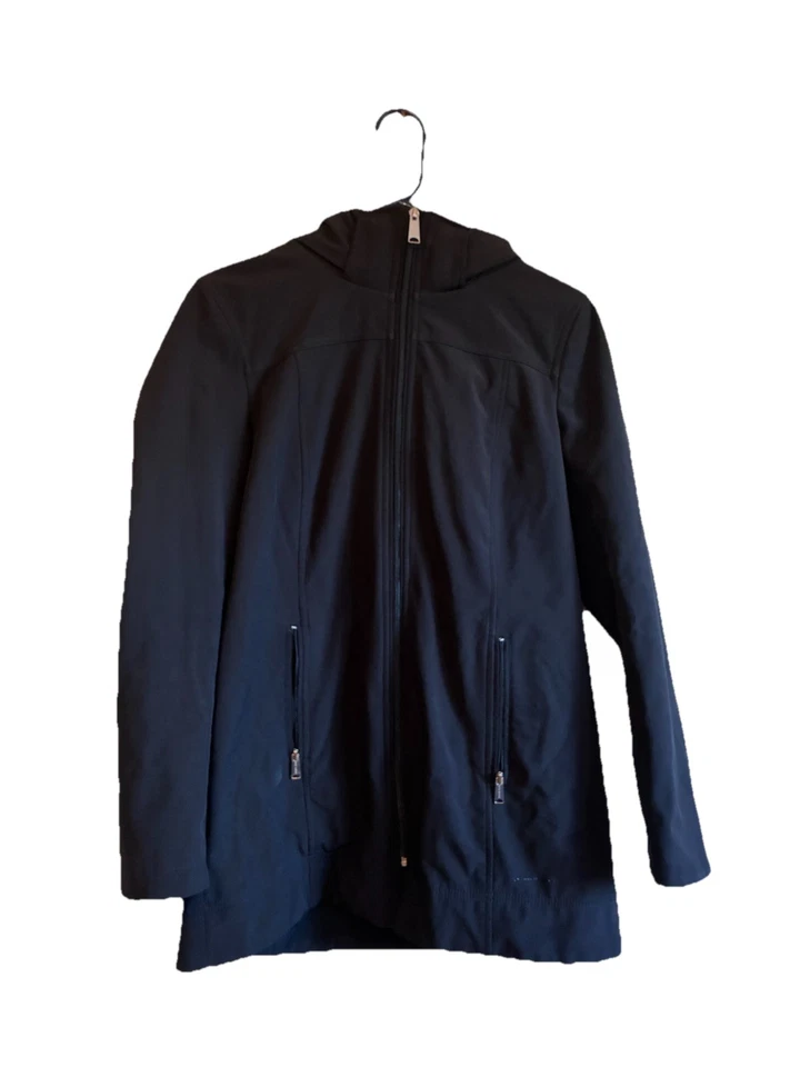Abrigo Chaqueta con Capucha Andrew Marc Mujer Negro Softshell Talla M Foto 1 de 4