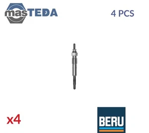 GN999 ENGINE GLOW PLUGS BERU 4PCS FOR HONDA CIVIC VI,ACCORD V 2L 77KW,63KW,74KW - Picture 1 of 5