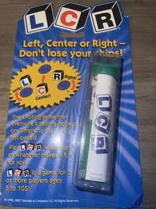Left Center Right Dice Game - LCR Game - Party Game - Travel Game - Picture 1 of 2