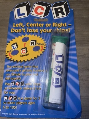 Left Center Right Dice Game - LCR Game - Party Game - Travel Game - Image 1 of 2