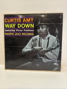 Curtis Amy Victor Feldman Way Down 1962 LP PJ 46 A 903 VG+ MONO Vinyl - Picture 1 of 6
