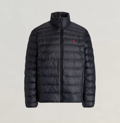 Polo Ralph Lauren Puffer Packable Performance Jacket Coat Black XL NWT $248 - Image 1 of 4