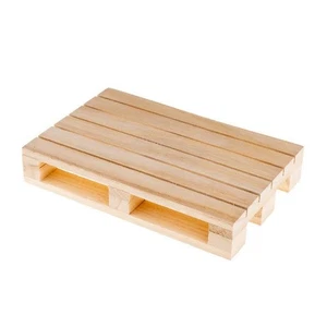 GICOS VASSOIO MINI PALLET IN LEGNO NATURALE - Foto 1 di 1