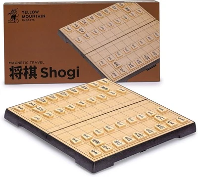 Juego de viaje magnético de ajedrez japonés Yellow Mountain Imports Shogi - Foto 1 de 4