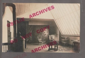 Cheney KANSAS RPPC 1911 INTERIOR PHOTOGRAPHY STUDIO Camera DILDINE STUDIO KS - Picture 1 of 3