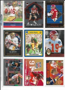 ENORME LOTE DE 75 TARJETAS DIFERENTES JOE MONTANA a KC CHIEFS 49ers - Imagen 1 de 1