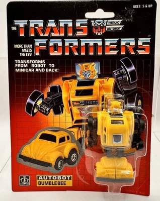 Transformers Bumblebee G1 1990 Minibot MOSC - Image 1 of 4