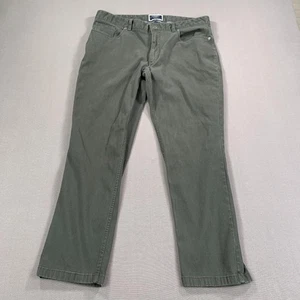 Charles Tyrwhitt Pants Men 36x30 (29) Green Slim Fit Stretch Twill Jeans Zip Fly - Picture 1 of 20