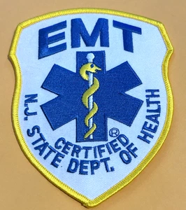 Parche del Departamento de Salud de Nueva Jersey EMT certificado por el estado sin usar - Imagen 1 de 1