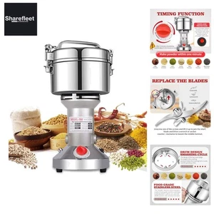 Elektrische Kräutermühle 550 g Hochgeschwindigkeits-Gewürzmühle aus Edelstahl... - Bild 1 von 10