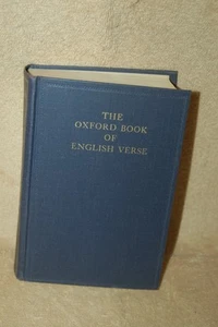 The Oxford Book Of English Verse 1250-1918 New Edition 1955 Oxford University - Imagen 1 de 11