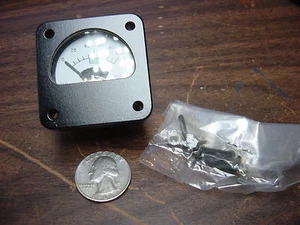 CMC 333-051 0 - 100 Micro AMP Electric Amperemeter Military Square 1 3/4 x 1 3/4 Neu - Bild 1 von 10