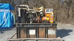 60KW Generac Mitsubishi 3.9L Diesel Generator 1PH 123 Hrs LOAD TESTED - Picture 1 of 7