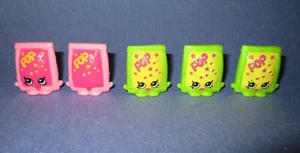 Shopkins Pop Rocks - Set di cinque - Difetto occhi mancanti incluso - Verde e Rosso - Foto 1 di 2
