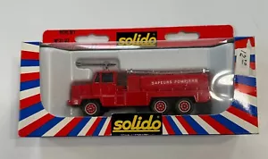 VINTAGE Solido Toner Gam II, Berliet Sapeurs Pompiers No. 3107 - Picture 1 of 4