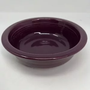 Fiesta Ware Plum Dark Purple Nappy Serving Bowl 8.5” Homer Laughlin Retired - Picture 1 of 12