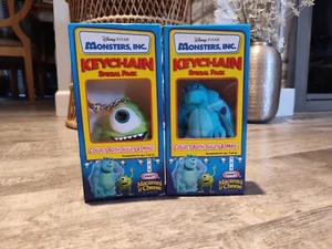 Vtg Lot 2 Disney Pixar Monsters Inc Mike SULLEY Plush Keychain Kraft Mac Cheese - Picture 1 of 8