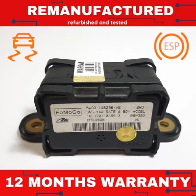 Jaguar S-Type, Jaguar XK, Jaguar XJ ESP sensore velocità di imbardata 5W93-14B296AE - Immagine 1 di 3