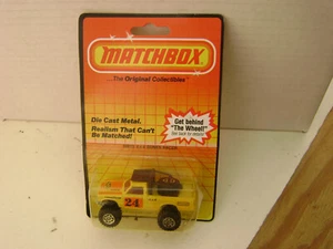 1983 MATCHBOX SUPERFAST #13 4X4 DUNES RACER OPEN BACK PICKUP TRUCK NEW ON CARD - Picture 1 of 3