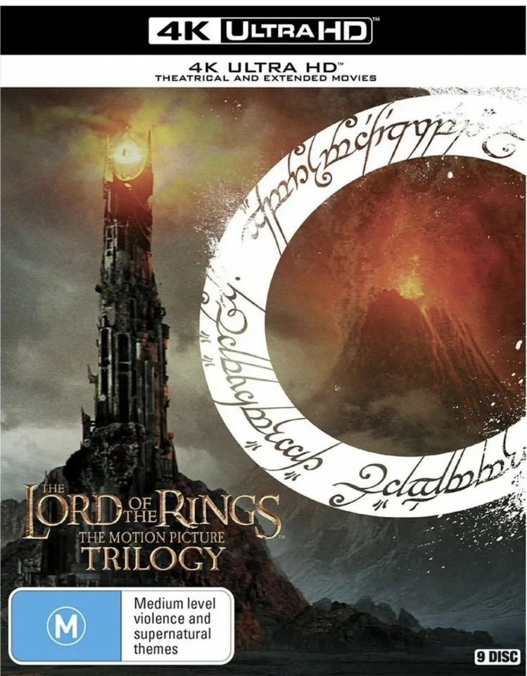 The Lord Of The Rings Trilogy (4K Ultra HD) Brand New & Sealed -  Region B - Image 1 of 1