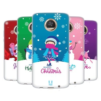 HEAD CASE DESIGNS CHRISTMAS TIDINGS SOFT GEL CASE FOR MOTOROLA PHONES - Image 1 of 4