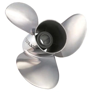 13 X 21 HÉLICE DE ACERO INOXIDABLE SE ADAPTA A MERCURIO 4 TIEMPOS 15 SPLINE 115 2001-2021 - Imagen 1 de 2