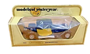 Lesney 1928 Bugatti T44 Models of Yesteryear Y-24 Die Cast Car Model England - Picture 1 of 9