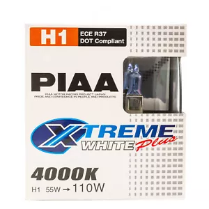PIAA Xtreme White Plus (H3) Bulbs (Pair) - E-Marked / Brilliant White Light - Picture 1 of 1