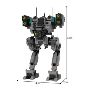 BattleMech Model Action Figure Building Blocks Flea Robot Game MOC Bricks Toys - Picture 1 of 4