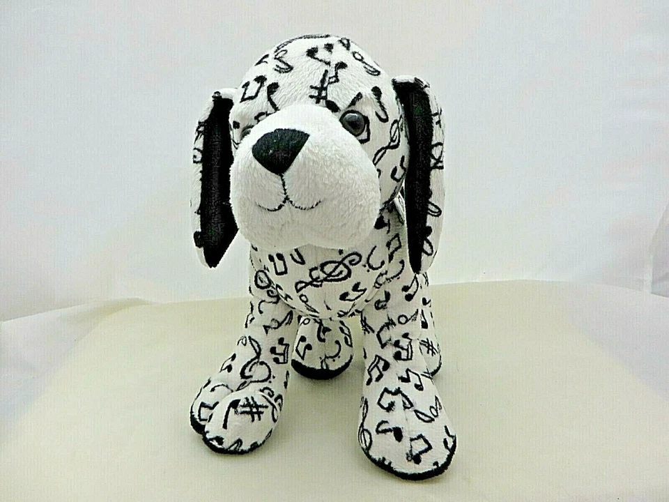 Ganz Webkinz Musical Notes Dalmatian HM714 Stuffed Animal Dog Plush NO CODE  - Image 1 of 4