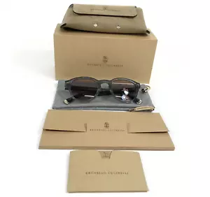 Brunello Cucinelli Sunglasses BC4006S 10104Q Cachemere Grey Frames w Pink Lenses - Picture 1 of 14