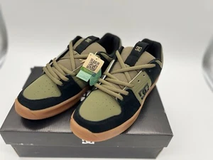 DC Men's Lynx Zero Low Top Skate Shoe Sneaker, Olive/Black, men 8 women 9.5 - Picture 1 of 7