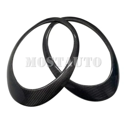 Luces de faros delanteros de fibra de carbono para Porsche 911 997 GT3 2005-2011 2 piezas Foto 1 de 4