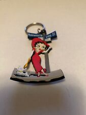 BETTY BOOP IN RED DRESS AT HOLLYWOOD & VINE STREET RUBBER KEY  CHAIN